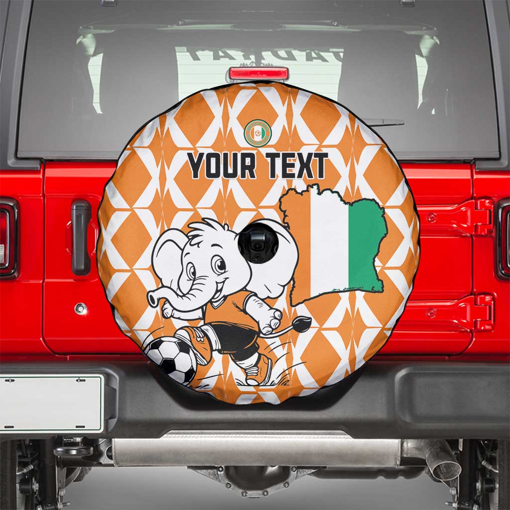 Custom Ivory Coast Football Spare Tire Cover Go Champions