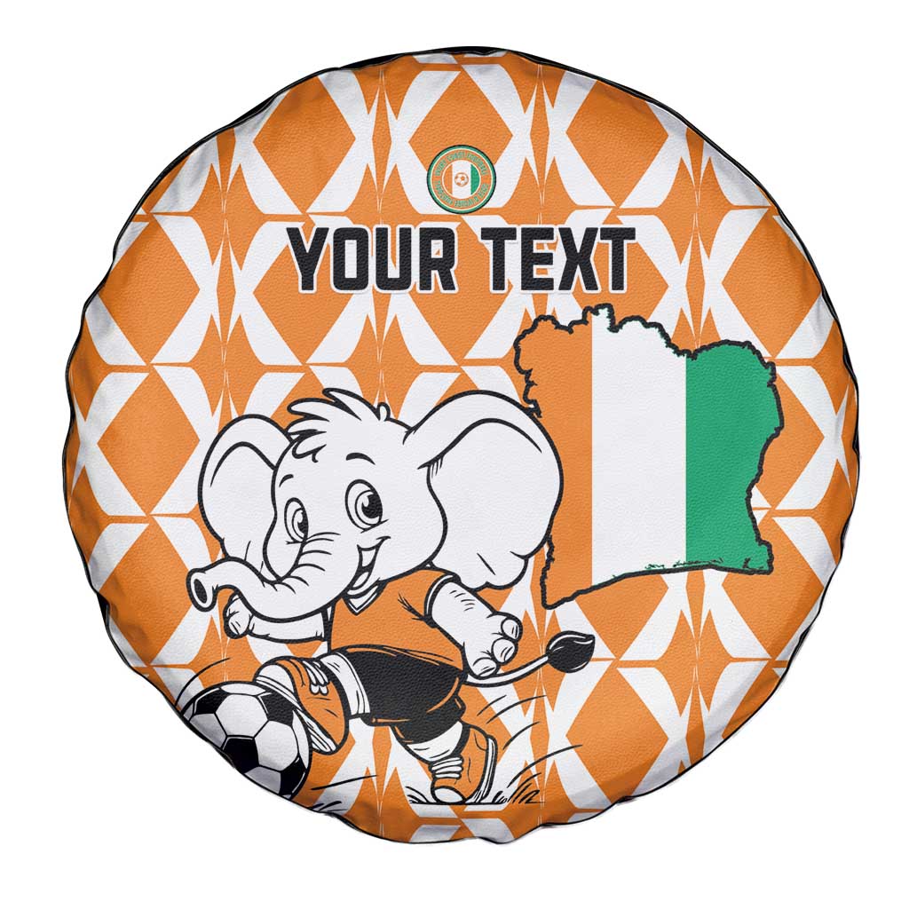 Custom Ivory Coast Football Spare Tire Cover Go Champions