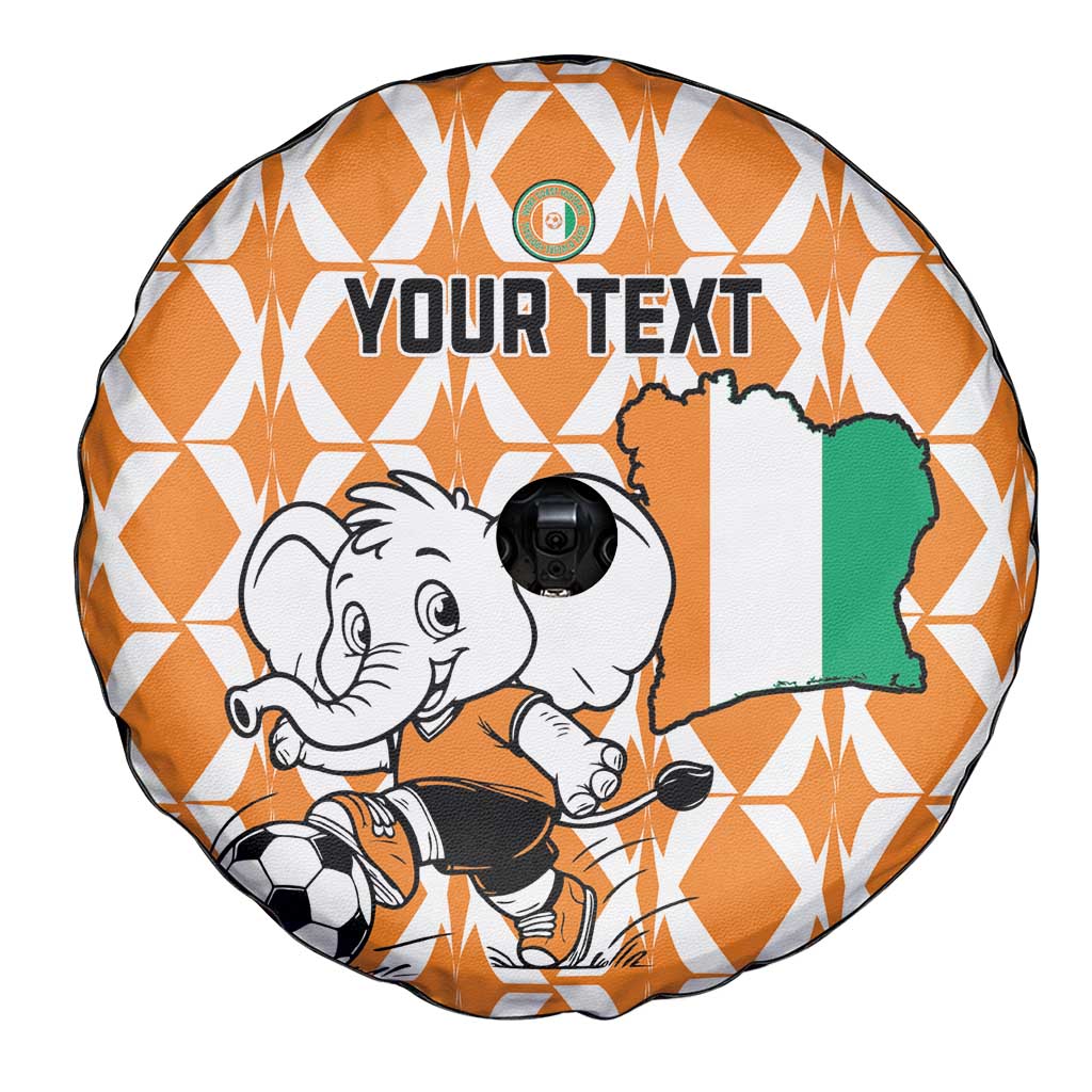 Custom Ivory Coast Football Spare Tire Cover Go Champions