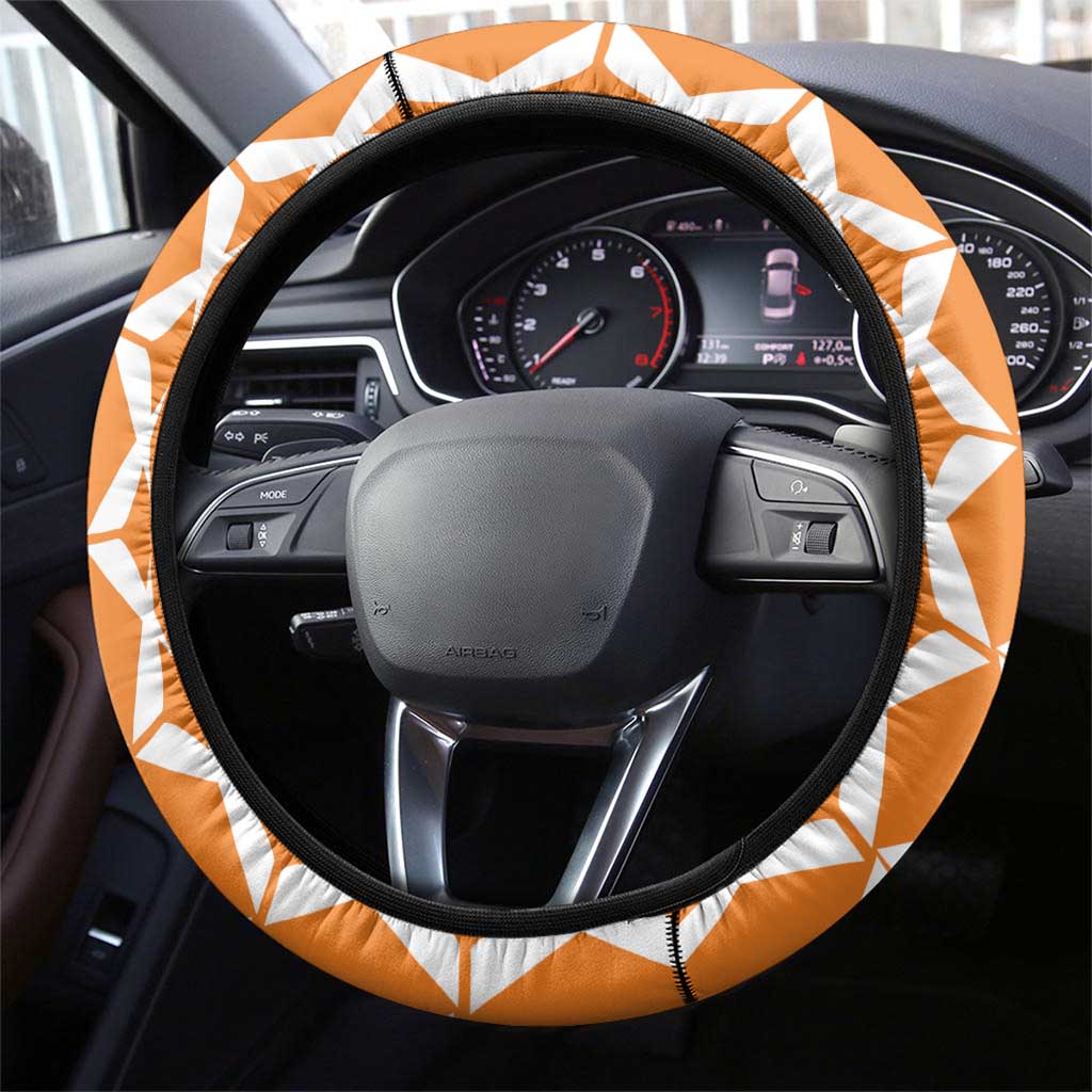 Ivory Coast Football Steering Wheel Cover Go Champions