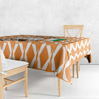 Custom Ivory Coast Football Tablecloth Go Champions