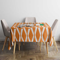 Custom Ivory Coast Football Tablecloth Go Champions