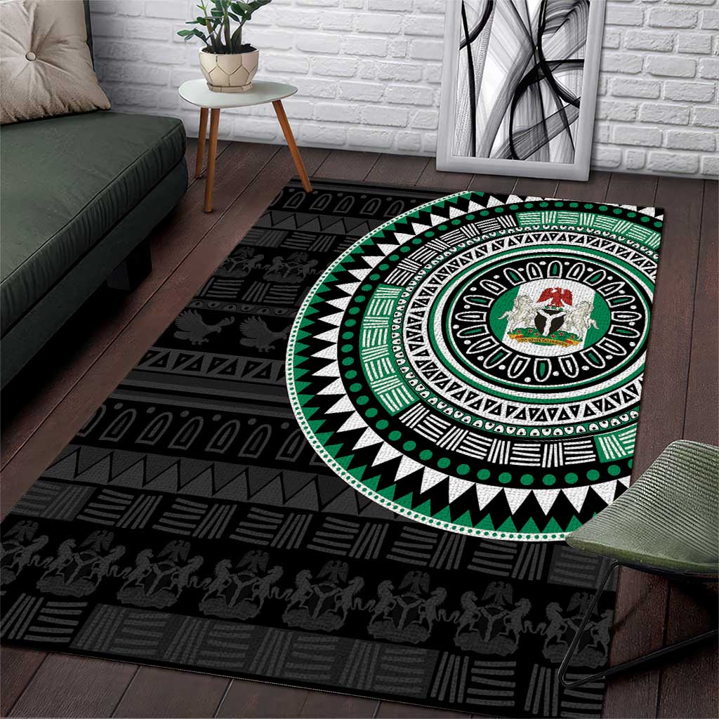 Nigeria Area Rug African Tribal Pattern