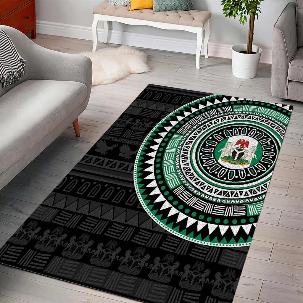 Nigeria Area Rug African Tribal Pattern