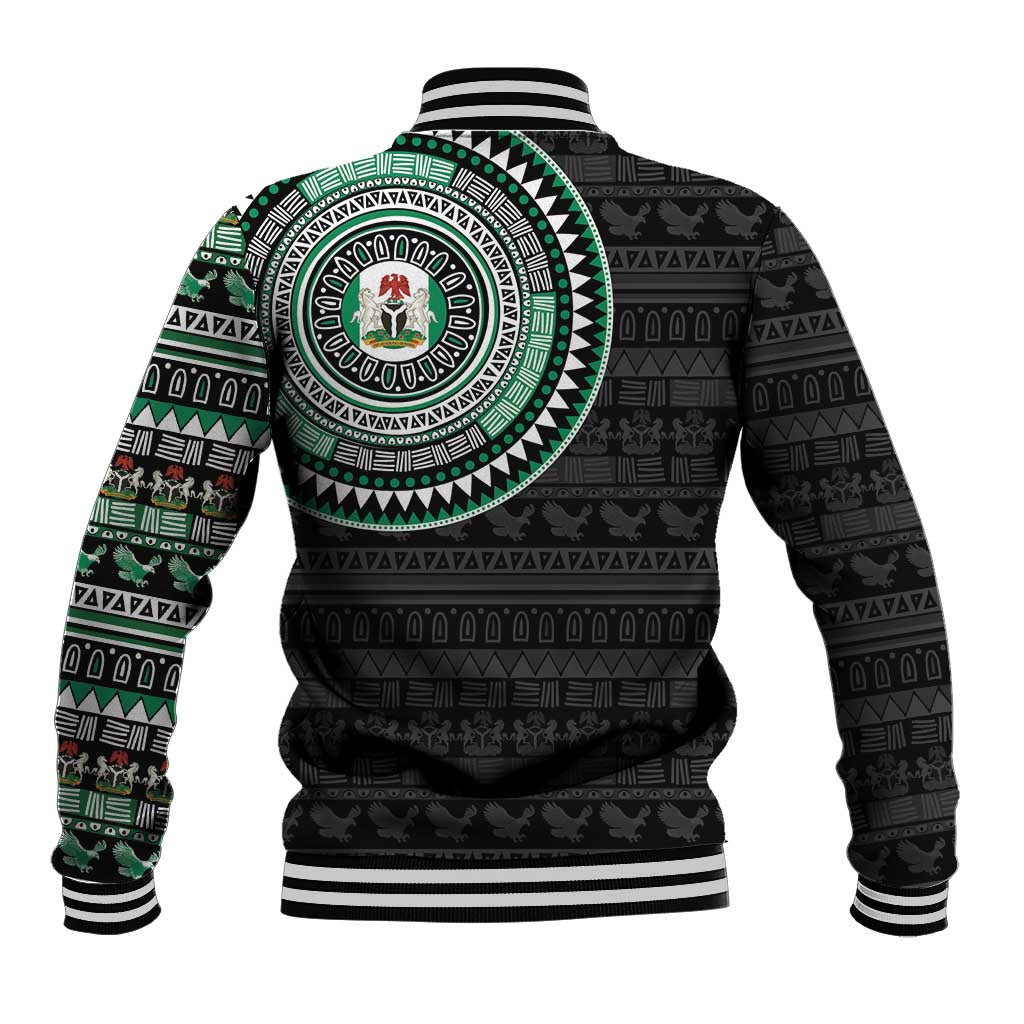 Nigeria Baseball Jacket African Tribal Pattern