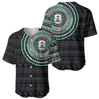 Nigeria Baseball Jersey African Tribal Pattern