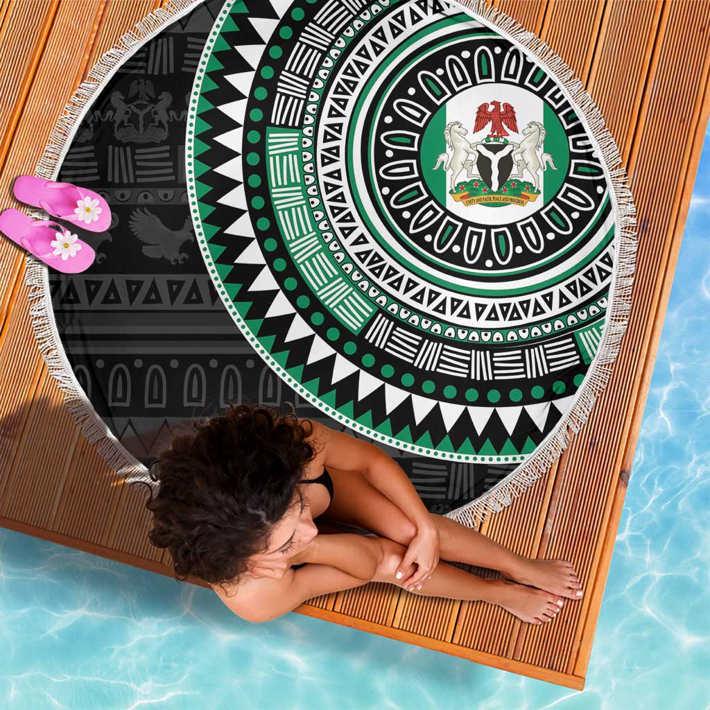 Nigeria Beach Blanket African Tribal Pattern