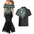 Nigeria Couples Matching Mermaid Dress and Hawaiian Shirt African Tribal Pattern