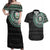 Nigeria Couples Matching Off Shoulder Maxi Dress and Hawaiian Shirt African Tribal Pattern