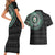 Nigeria Couples Matching Short Sleeve Bodycon Dress and Hawaiian Shirt African Tribal Pattern