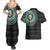 Nigeria Couples Matching Summer Maxi Dress and Hawaiian Shirt African Tribal Pattern