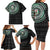 Nigeria Family Matching Long Sleeve Bodycon Dress and Hawaiian Shirt African Tribal Pattern