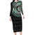 Nigeria Family Matching Long Sleeve Bodycon Dress and Hawaiian Shirt African Tribal Pattern