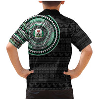 Nigeria Family Matching Mermaid Dress and Hawaiian Shirt African Tribal Pattern