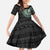 Nigeria Family Matching Short Sleeve Bodycon Dress and Hawaiian Shirt African Tribal Pattern