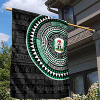 Nigeria Garden Flag African Tribal Pattern