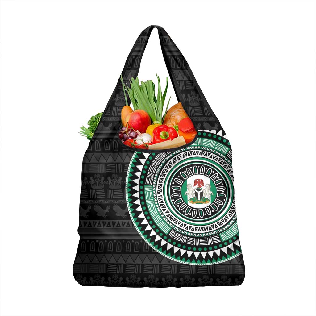 Nigeria Grocery Bag African Tribal Pattern
