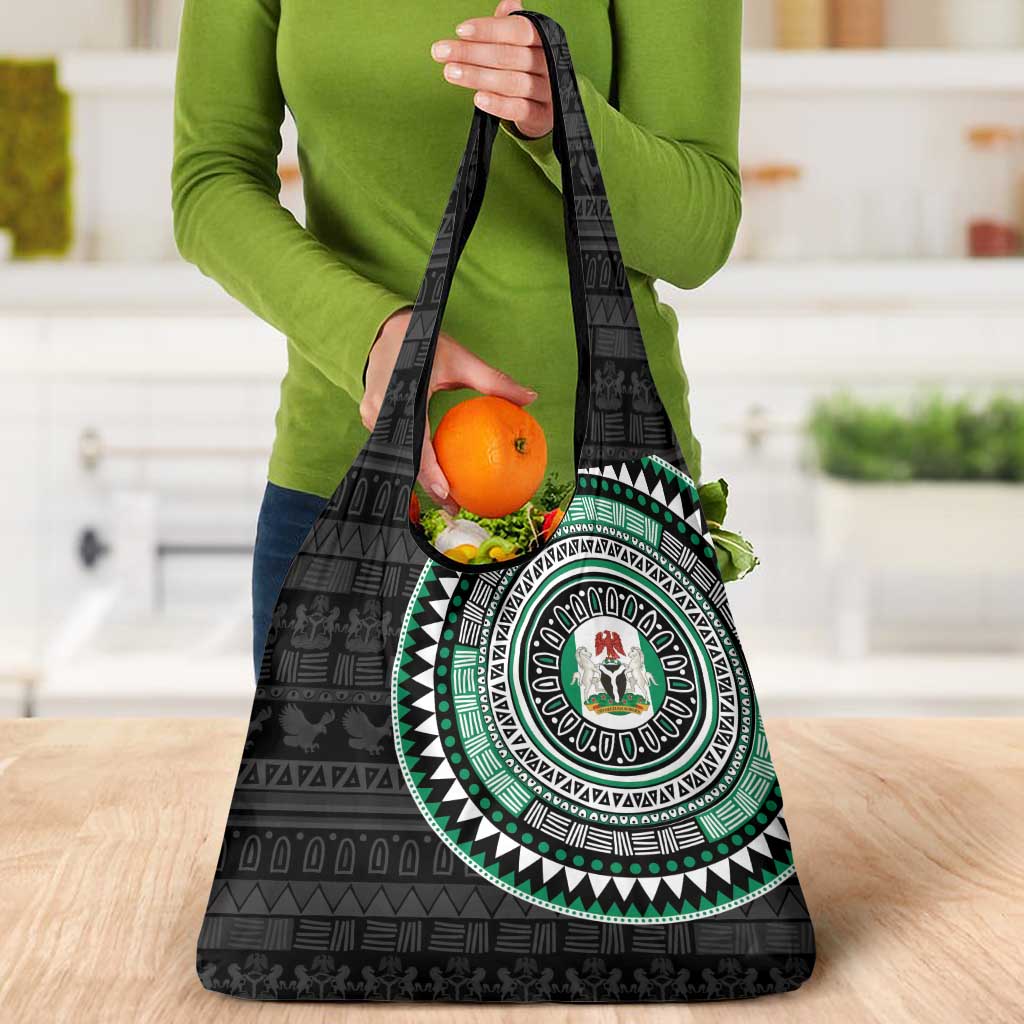 Nigeria Grocery Bag African Tribal Pattern