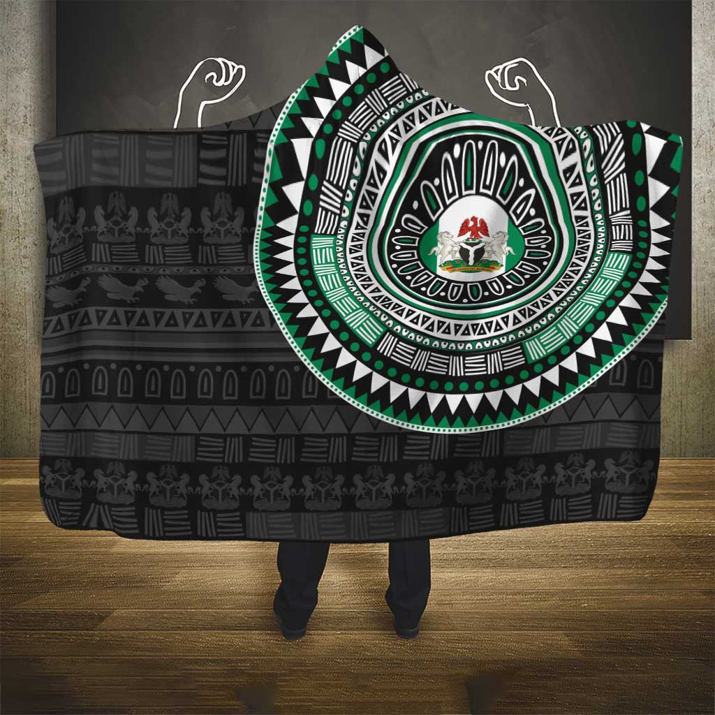 Nigeria Hooded Blanket African Tribal Pattern