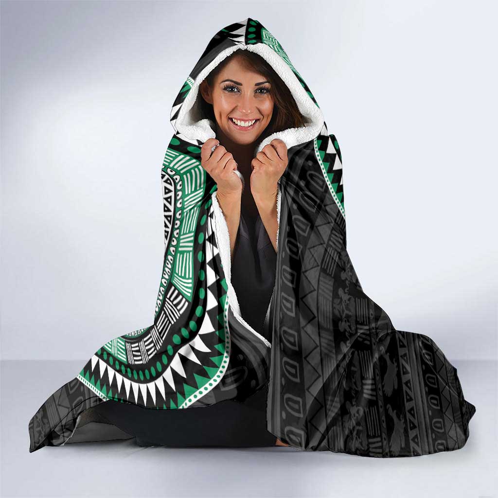 Nigeria Hooded Blanket African Tribal Pattern