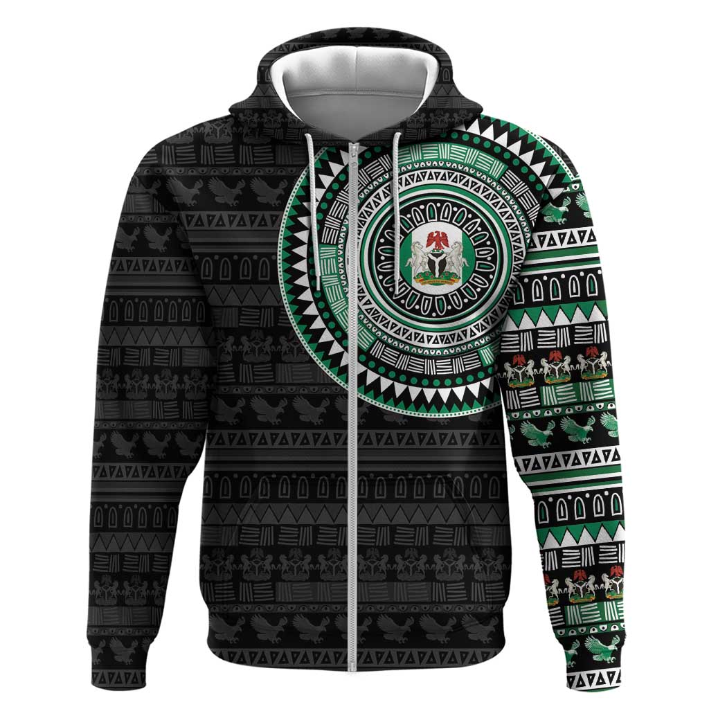Nigeria Hoodie African Tribal Pattern