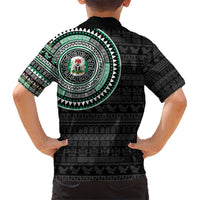 Nigeria Kid Hawaiian Shirt African Tribal Pattern