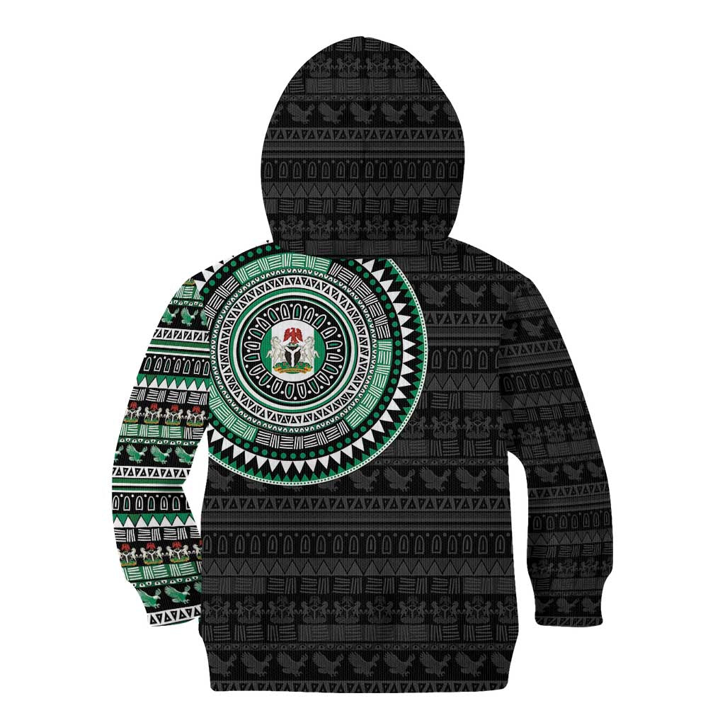 Nigeria Kid Hoodie African Tribal Pattern