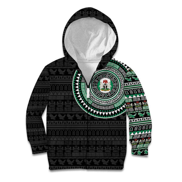 Ivory Coast African Tribal Pattern Kid Hoodie Chest Arm Tattoo LT15