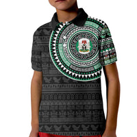 Nigeria Kid Polo Shirt African Tribal Pattern