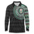 Nigeria Long Sleeve Polo Shirt African Tribal Pattern