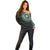 Nigeria Off Shoulder Sweater African Tribal Pattern