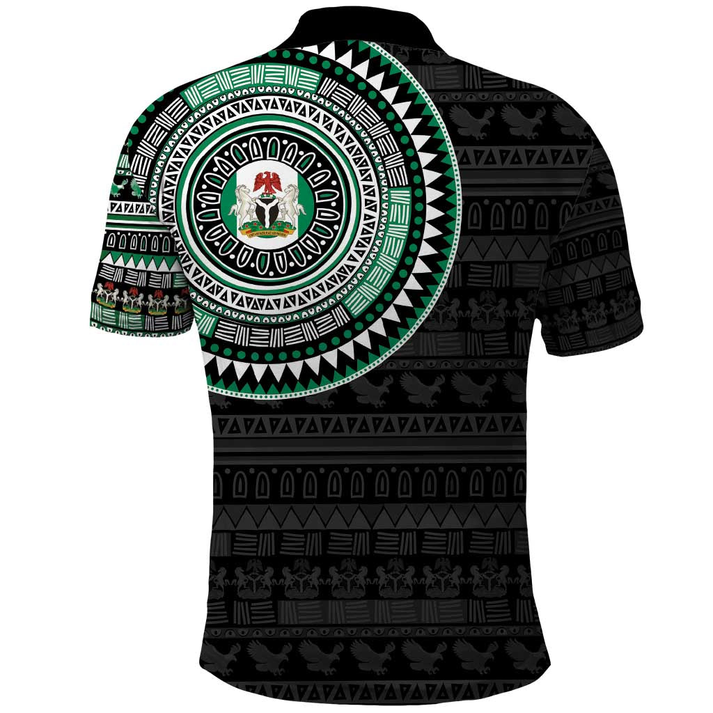Nigeria Polo Shirt African Tribal Pattern