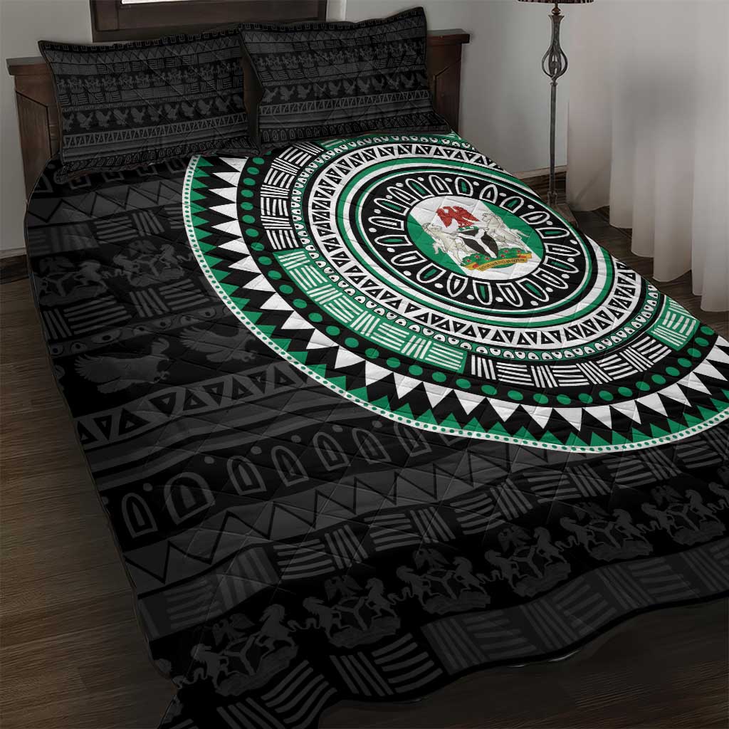 Nigeria Quilt Bed Set African Tribal Pattern