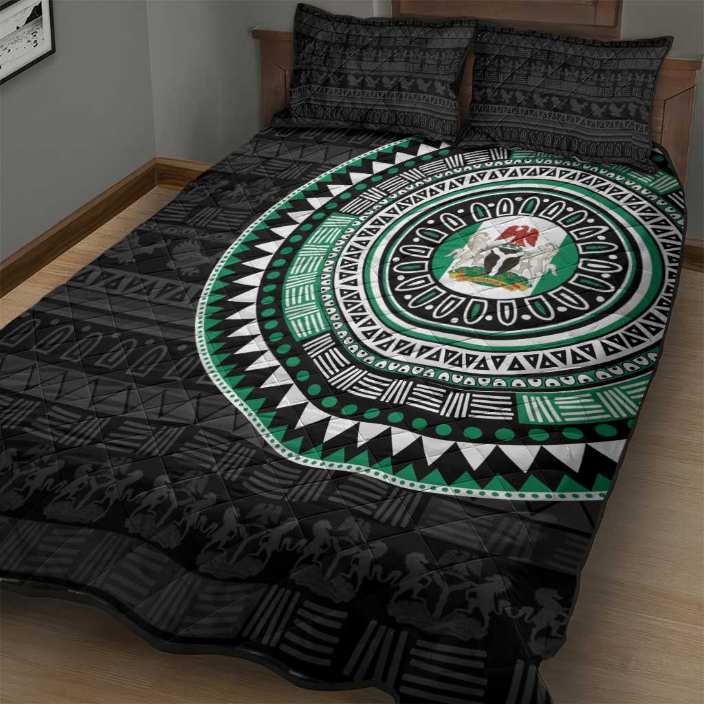 Nigeria Quilt Bed Set African Tribal Pattern