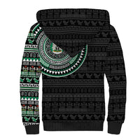 Nigeria Sherpa Hoodie African Tribal Pattern