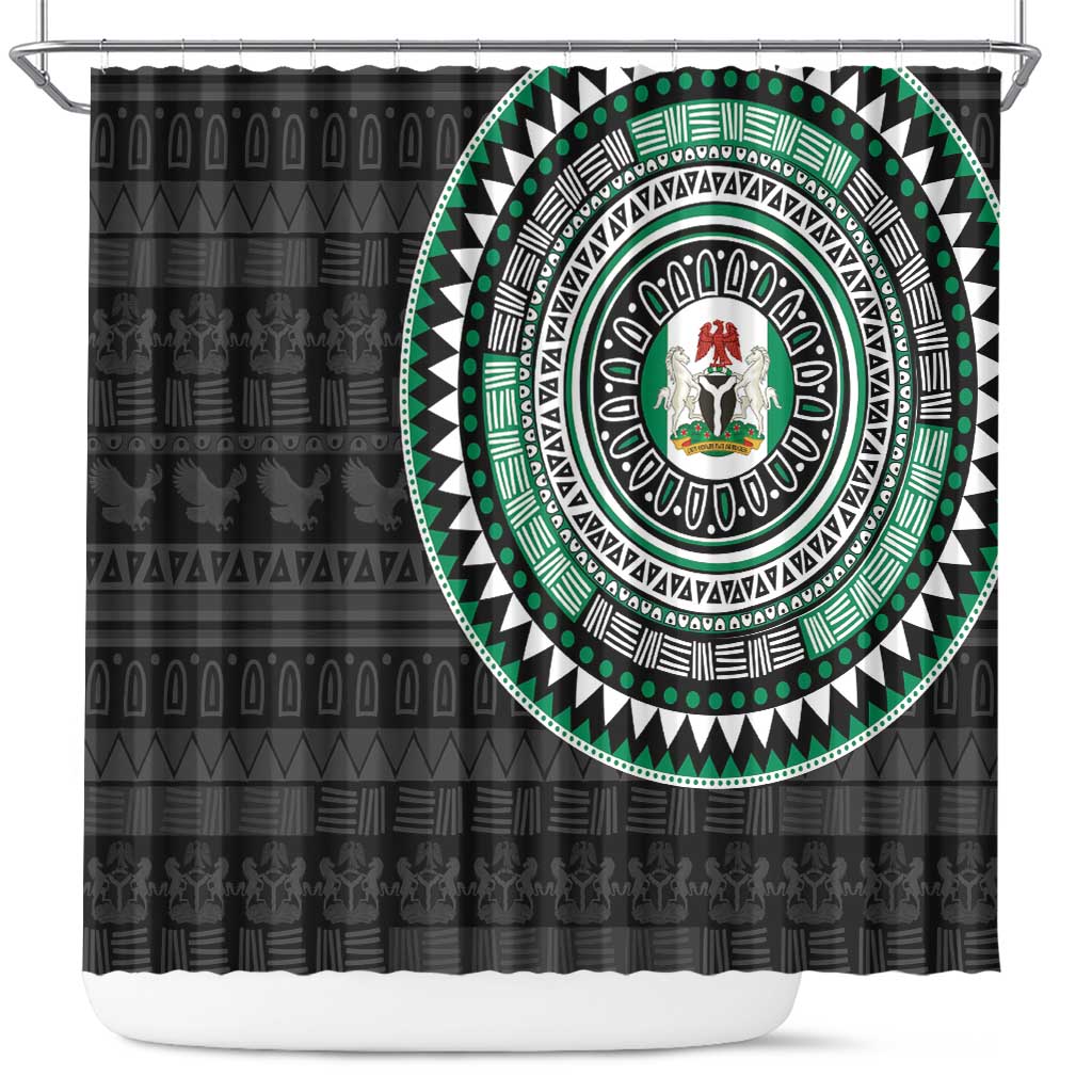 Nigeria Shower Curtain African Tribal Pattern
