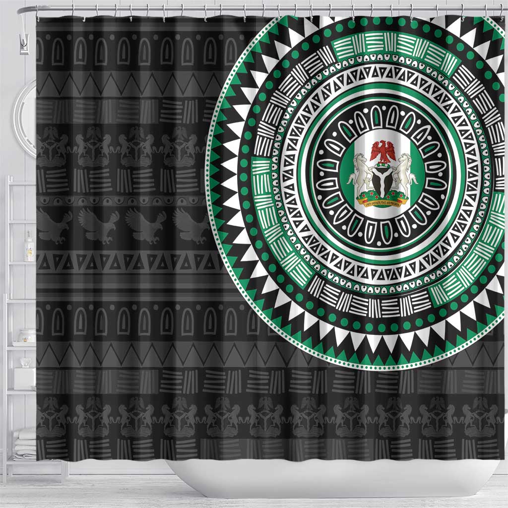 Nigeria Shower Curtain African Tribal Pattern
