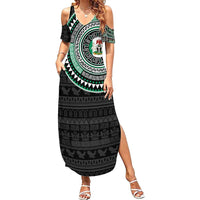 Nigeria Summer Maxi Dress African Tribal Pattern
