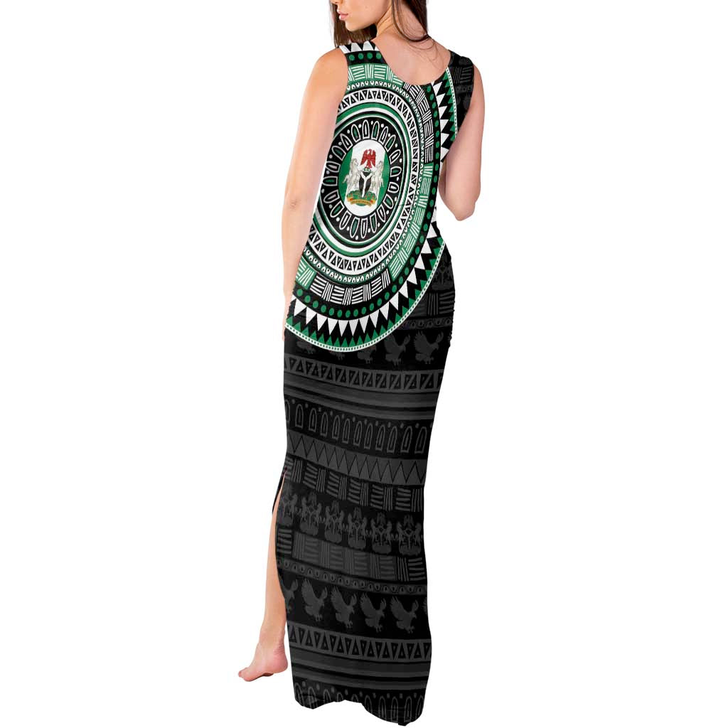 Nigeria Tank Maxi Dress African Tribal Pattern