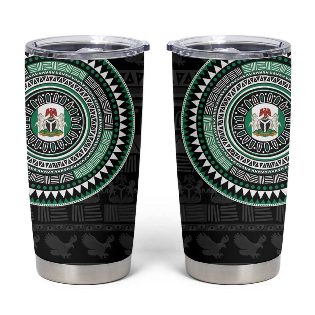 Nigeria Tumbler Cup African Tribal Pattern