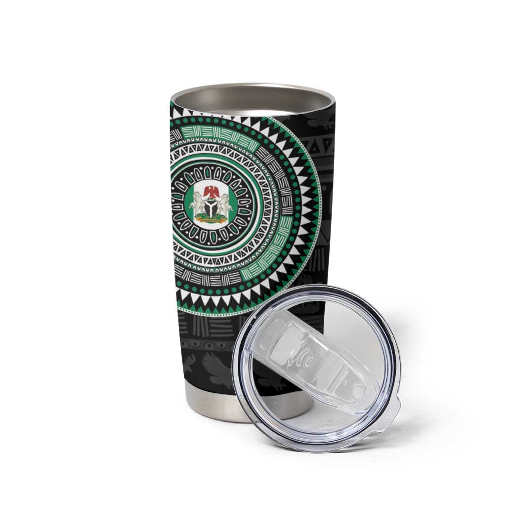 Nigeria Tumbler Cup African Tribal Pattern
