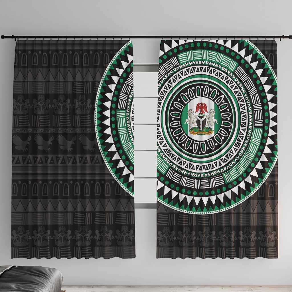 Nigeria Window Curtain African Tribal Pattern