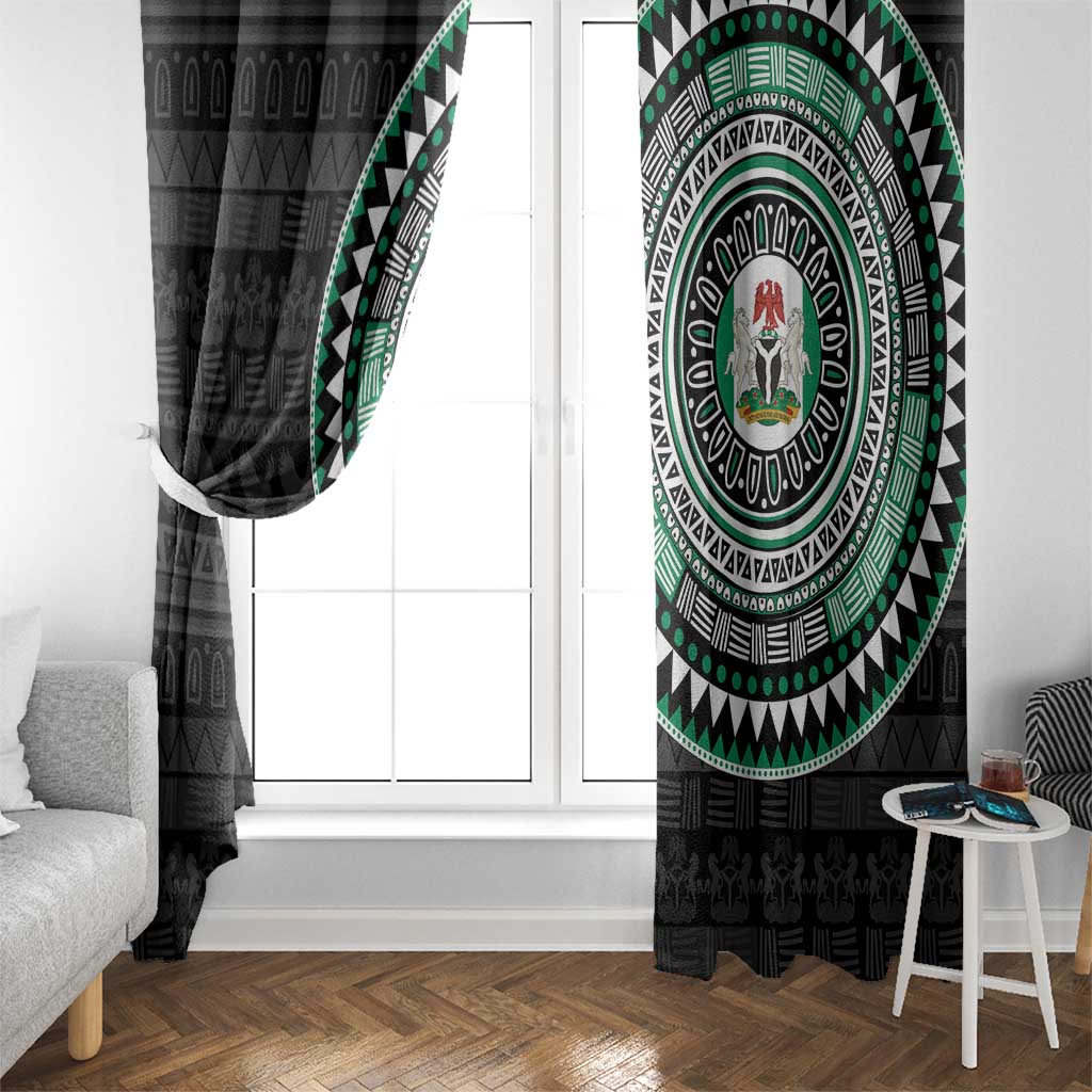 Nigeria Window Curtain African Tribal Pattern