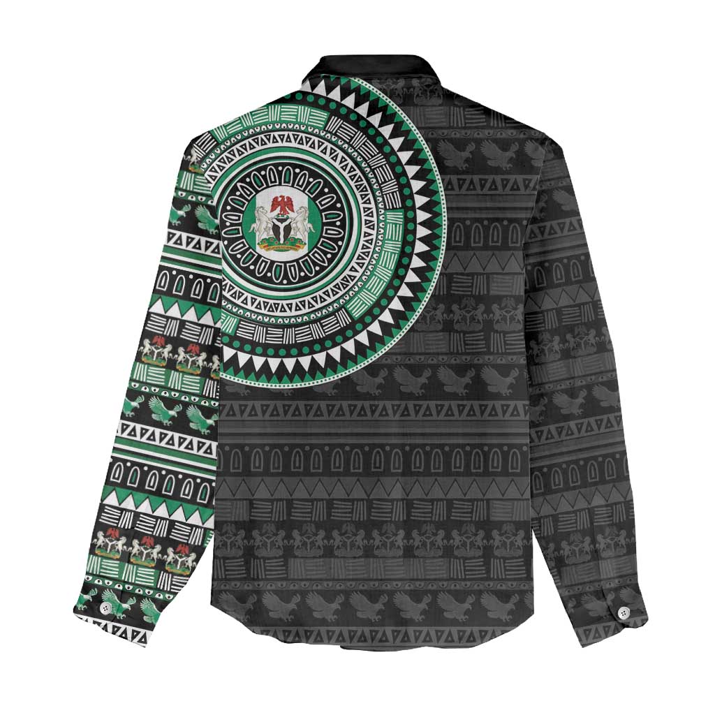 Nigeria Women Casual Shirt African Tribal Pattern
