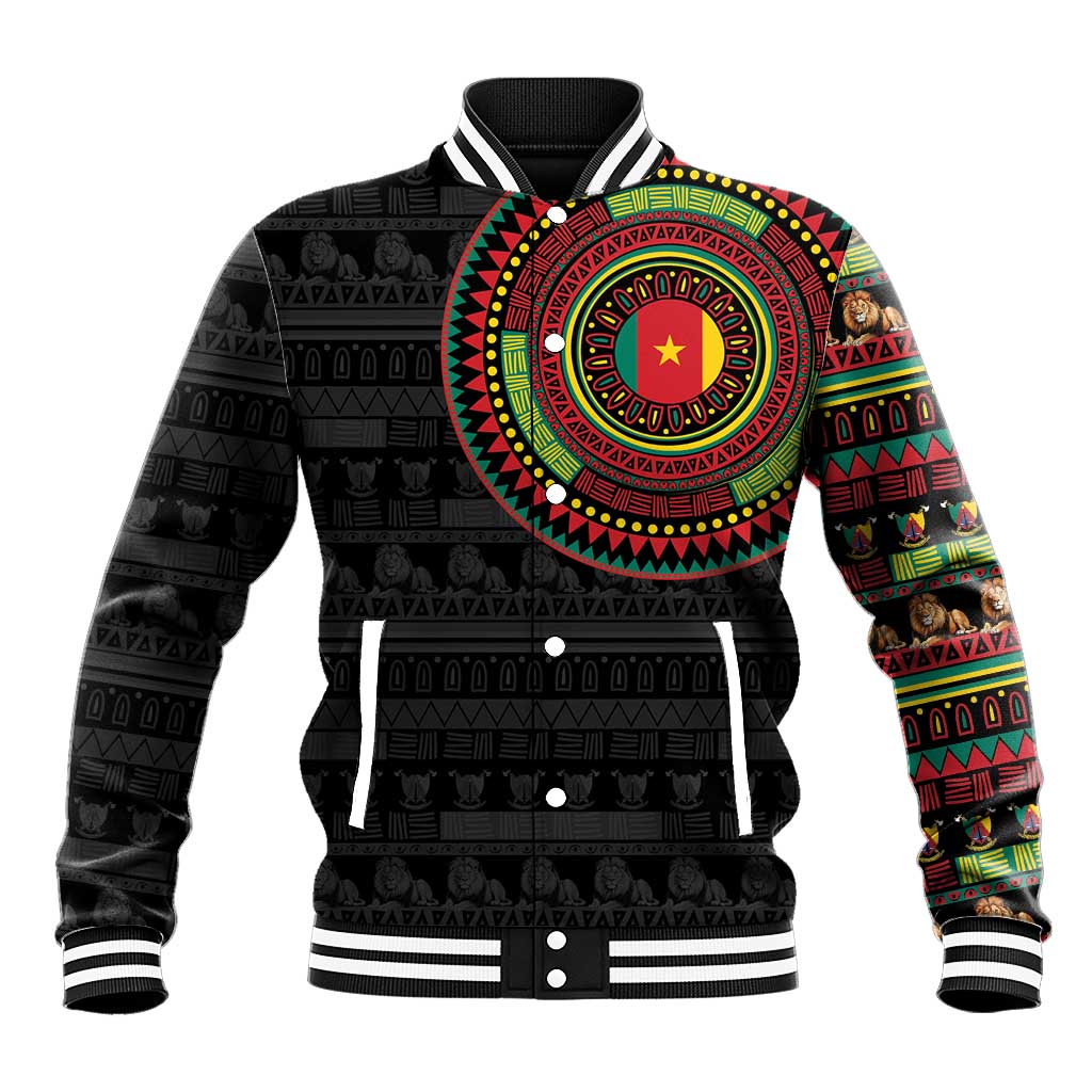 Cameroon Baseball Jacket African Tribal Pattern