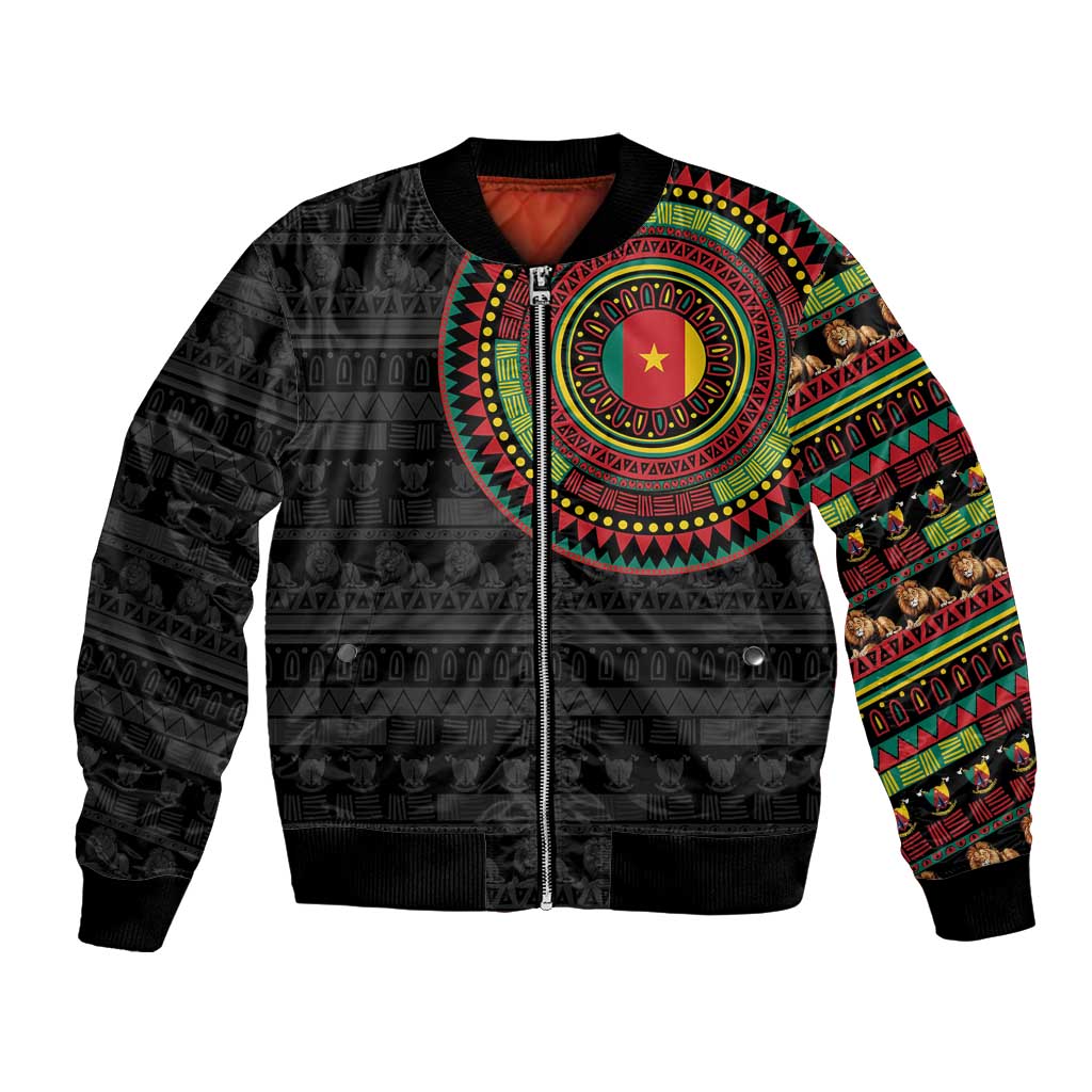Cameroon Bomber Jacket African Tribal Pattern