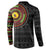 Cameroon Button Sweatshirt African Tribal Pattern