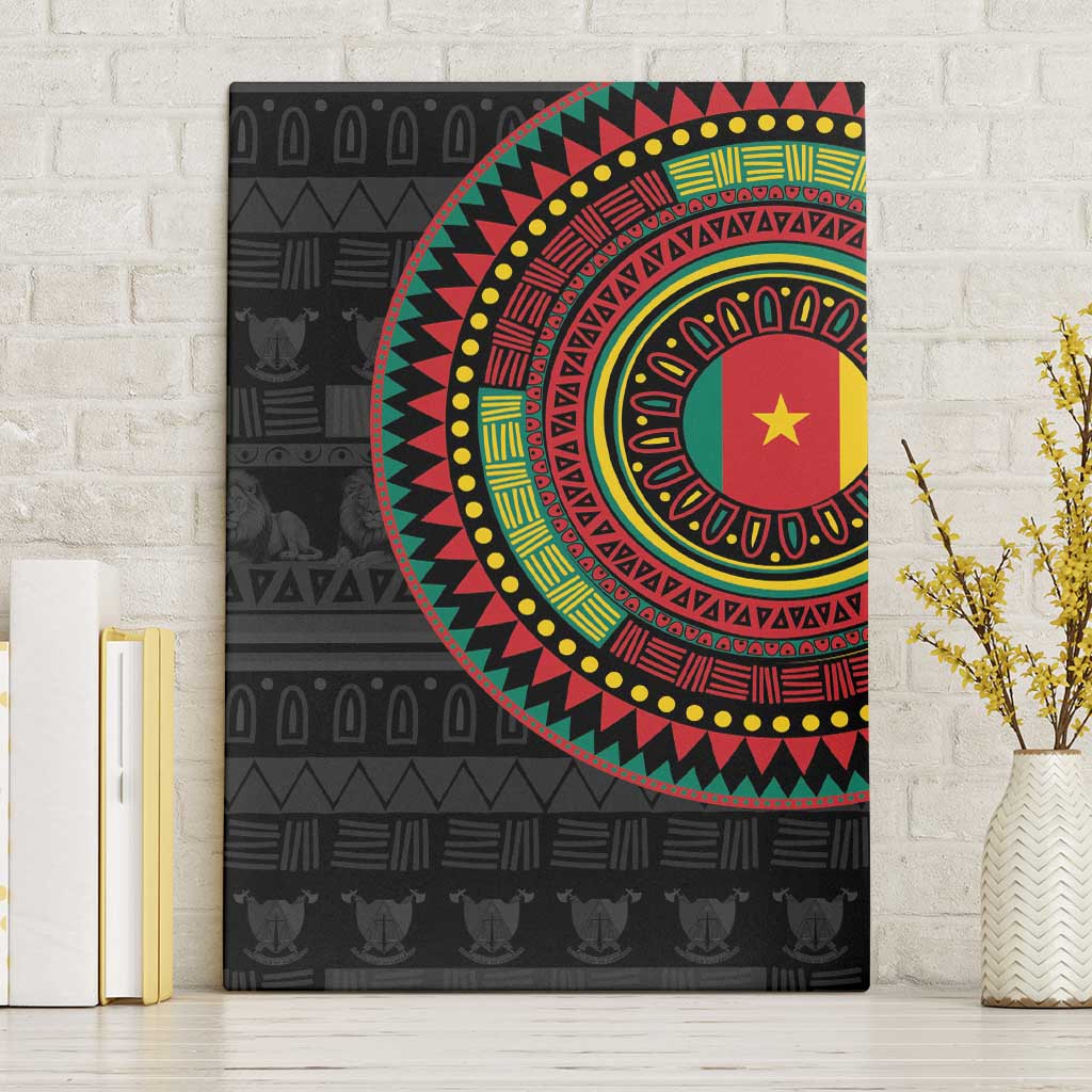 Cameroon Canvas Wall Art African Tribal Pattern