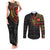 Cameroon Couples Matching Tank Maxi Dress and Long Sleeve Button Shirt African Tribal Pattern