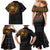 Cameroon Family Matching Mermaid Dress and Hawaiian Shirt African Tribal Pattern